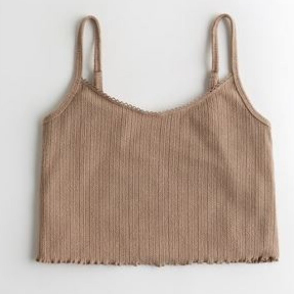 Gilly Hicks Dreamworthy Soft Tank Bralette in Mocha